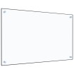 Protector contra salpicaduras cocina vidrio templado 80x50 cm