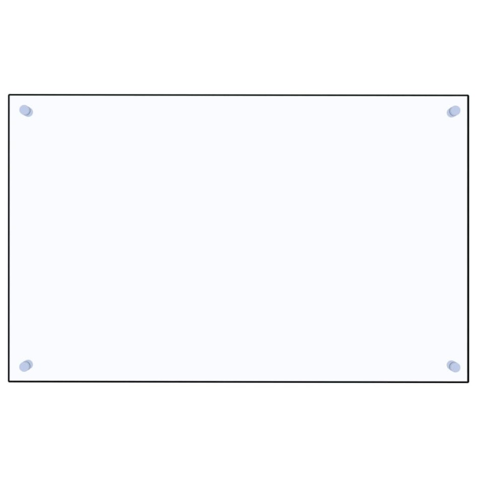 Protector contra salpicaduras cocina vidrio templado 80x50
