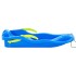 Trineo con frenos polipropileno azul 87x40x18