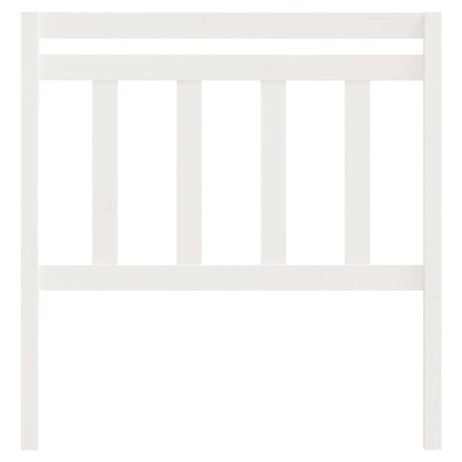 Cabecero de cama madera maciza de pino blanco 96x4x100