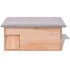 Casa para erizos de madera 45x33x22