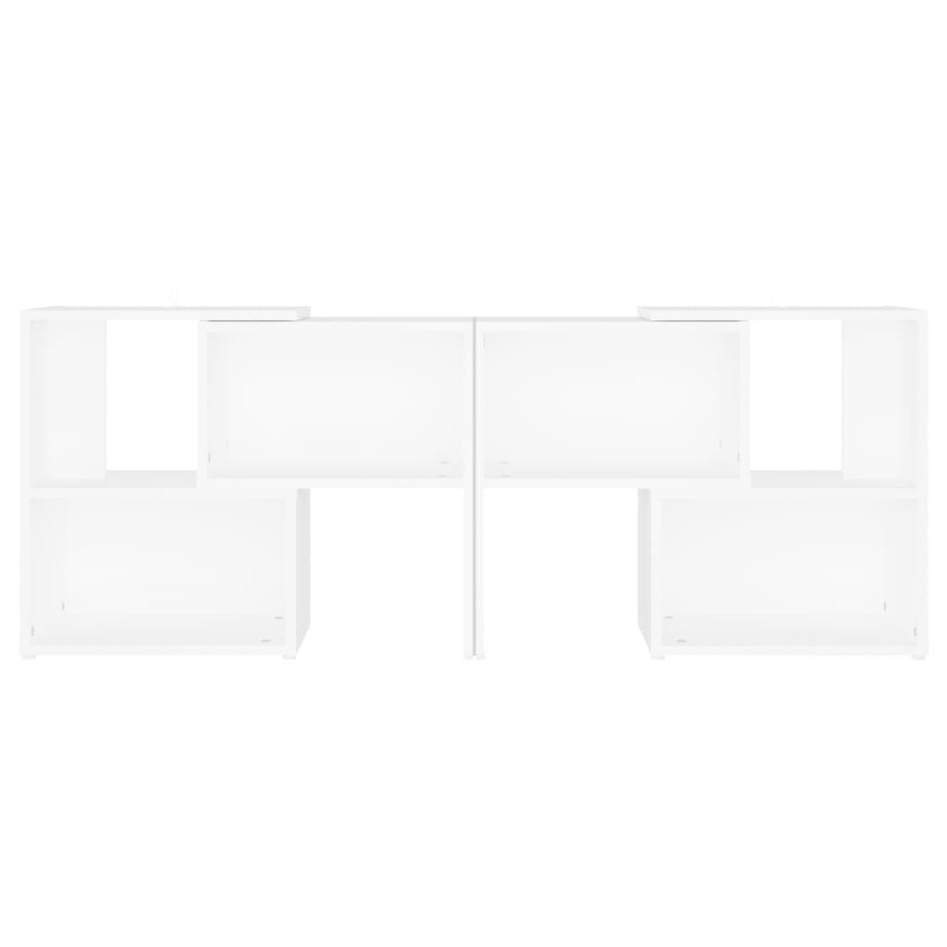 Mueble para TV de madera contrachapada blanco 104x30x52