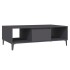 Mesa de centro de madera contrachapada gris