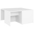 Mesas de centro 4 pzas madera contrachapada blanco 33x33x33