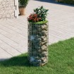 Poste circular de gaviones acero galvanizado Ø50x100 cm