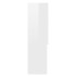 Armario de lavadora blanco brillante 70,5x25,5x90