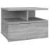 Mesita de noche flotante madera gris Sonoma 40x31x27