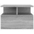 Mesita de noche flotante madera gris Sonoma 40x31x27