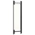 Biombo divisor de 4 paneles blanco 160x180