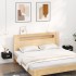 Mesitas de noche de pared 2 uds negro 35x35x20