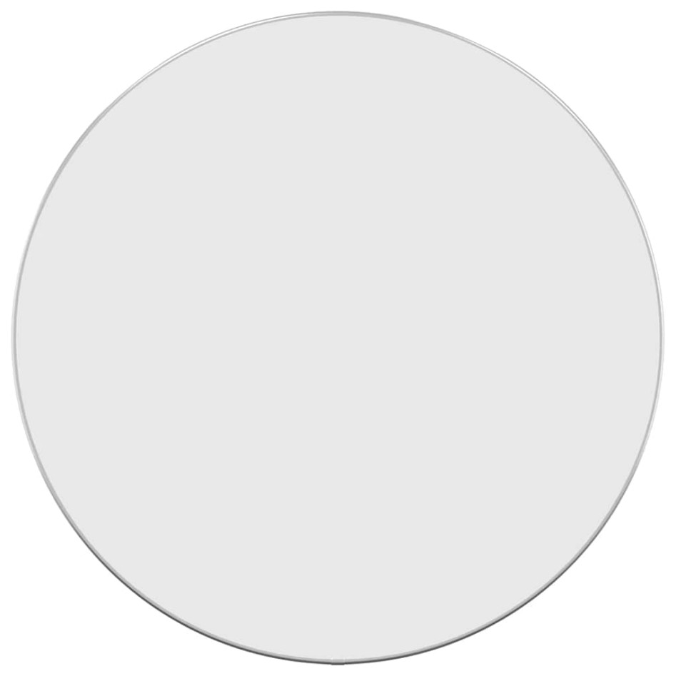 Espejo de pared redondo plateado Ø 60