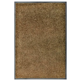Felpudo lavable marrón 60x90