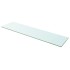 Panel de estante vidrio claro 100x25