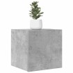 Muebles de salón de pared 2 uds gris hormigón 30,5x30x30 cm