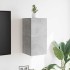 Muebles de salón de pared 2 uds gris hormigón 30,5x30x30
