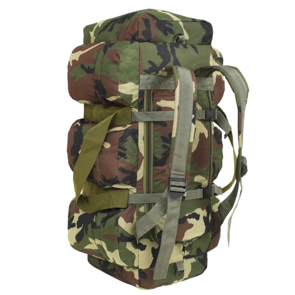 Bolso de lona estilo militar 3-en-1 90 L
