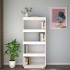 Estantería/divisor de espacios madera pino blanco 60x35x135