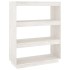Estantería/divisor de espacios madera pino blanco 80x35x103