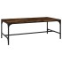 Mesa de centro madera contrachapada roble ahumado 80x50x35