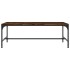 Mesa de centro madera contrachapada roble ahumado 80x50x35