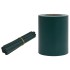 Panel de valla de PVC verde mate 35x0,19