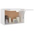 Armario colgante cocina madera ingeniería blanco