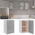 Armario colgante contrachapada gris hormigón 39,5x31x60