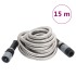 Manguera jardín y pulverizador acero inoxidable plata 14mm 15