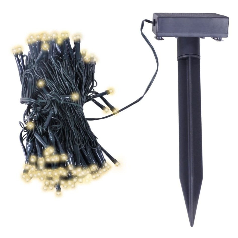 Tira de luces LED de Navidad energía solar blanco