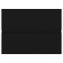 Armario para lavabo madera contrachapada negro 60x38,5x45