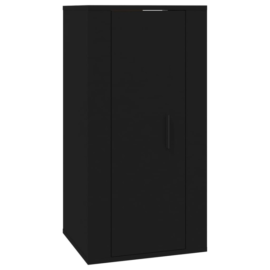Mueble para TV de pared negro 40x34,5x80