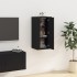 Mueble para TV de pared negro 40x34,5x80