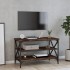 Mueble para TV madera contrachapada roble ahumado 80x40x50