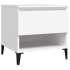 Mesa auxiliar madera contrachapada blanco 50x46x50