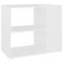 Armario auxiliar de madera contrachapada blanco 60x30x50