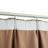 Cortinas opacas con ganchos 2 piezas gris topo 140x225
