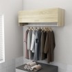Armario de madera contrachapada roble Sonoma 100x32,5x35 cm