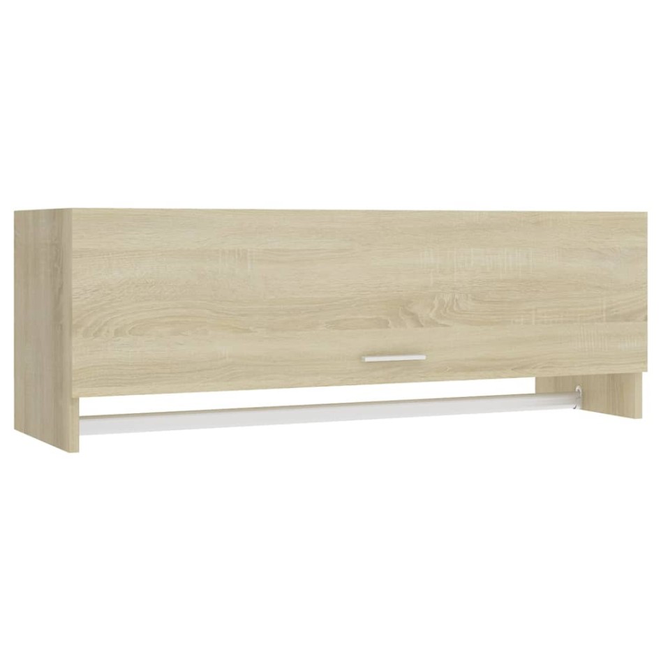 Armario de madera contrachapada roble Sonoma 100x32,5x35