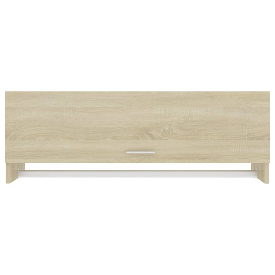 Armario de madera contrachapada roble Sonoma 100x32,5x35