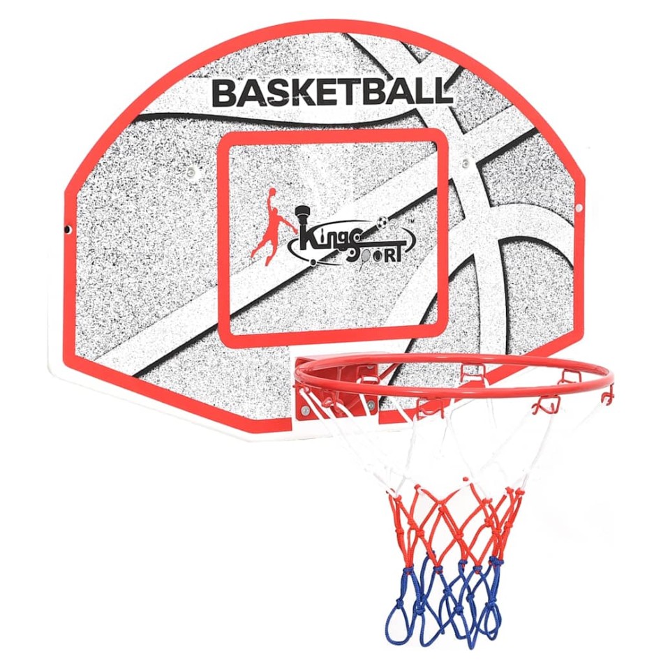 Juego de canasta de baloncesto de pared 5 piezas 66x44,5