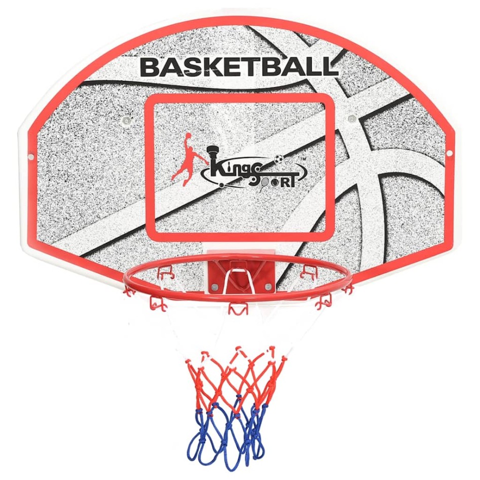 Juego de canasta de baloncesto de pared 5 piezas 66x44,5