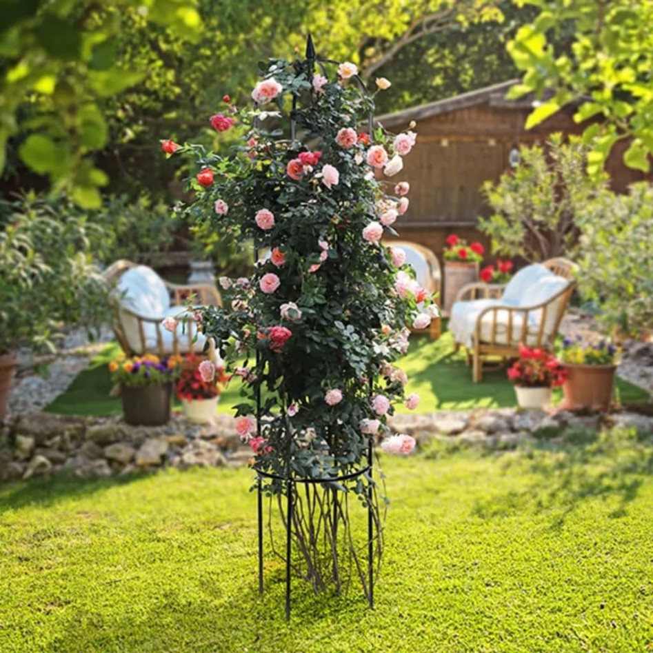 HI Arco de jardín 40x40x200 cm acero