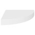 Estantes flotantes de pared 4 uds MDF blanco 25x25x3,8