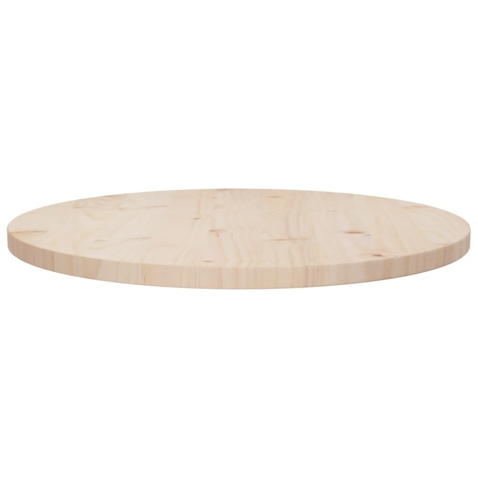 Superficie de mesa madera maciza de pino Ø60x2,5