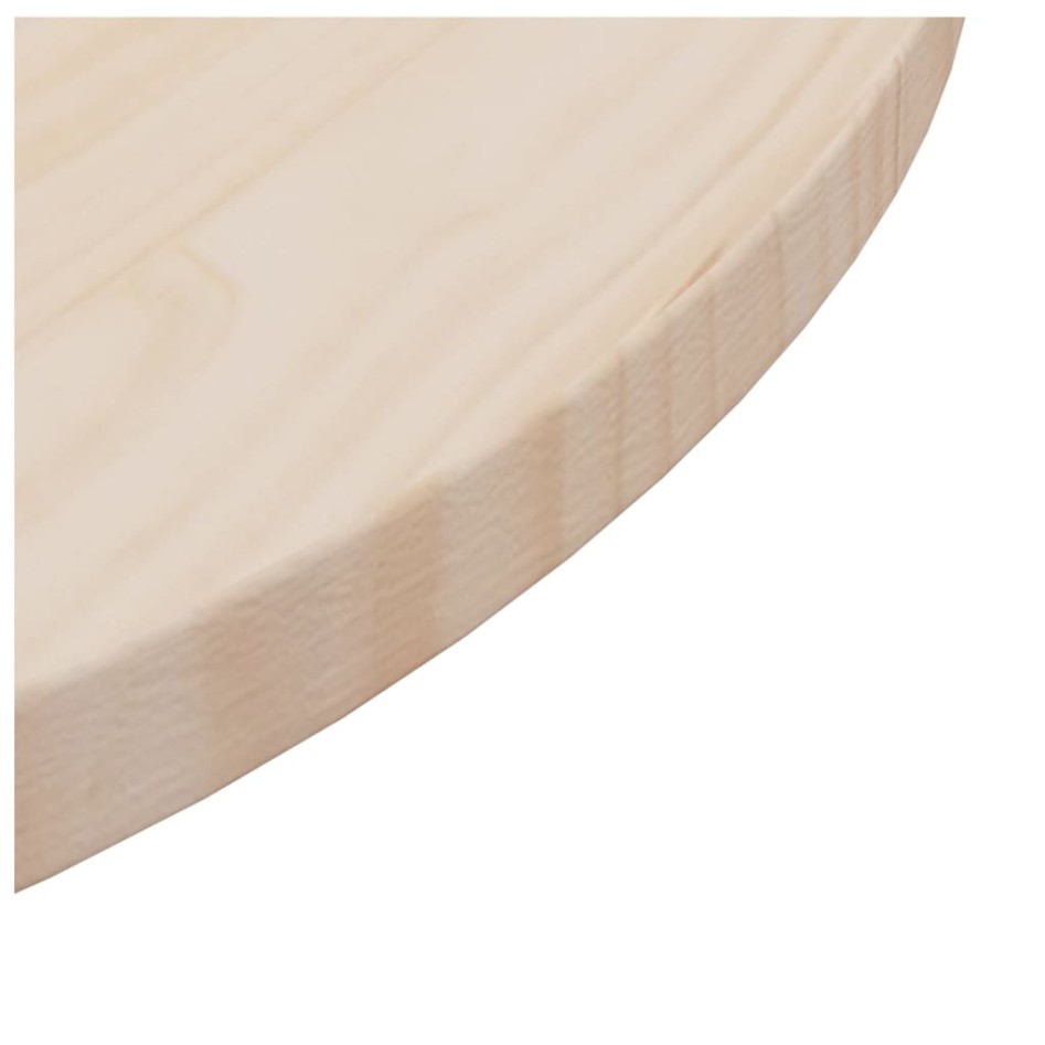 Superficie de mesa madera maciza de pino Ø60x2,5