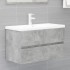 vi Mueble de lavabo madera ingeniería gris hormigón