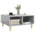 Mesa de centro madera contrachapada gris hormigón 60x60x30