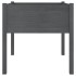 Jardinera de madera maciza de pino gris 70x70x70