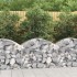 Cesta de gaviones forma arco hierro galvanizado 100x50x60/80
