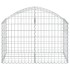 Cesta de gaviones forma arco hierro galvanizado 100x50x60/80